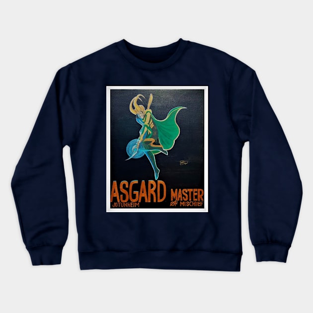 Asgard Master Crewneck Sweatshirt by redroachart